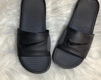 nike slides with changeable swoosh