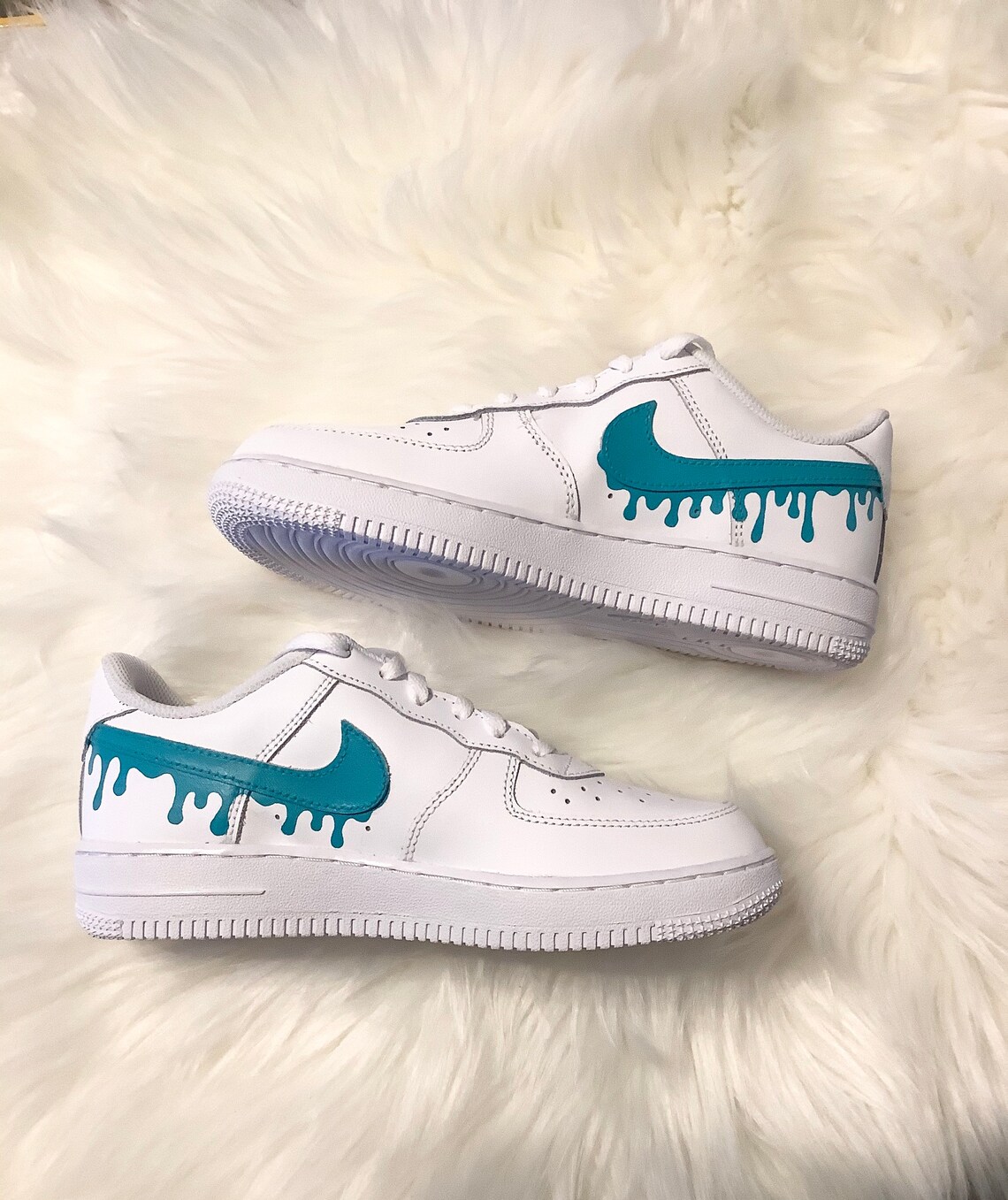 air force 1 drip swoosh
