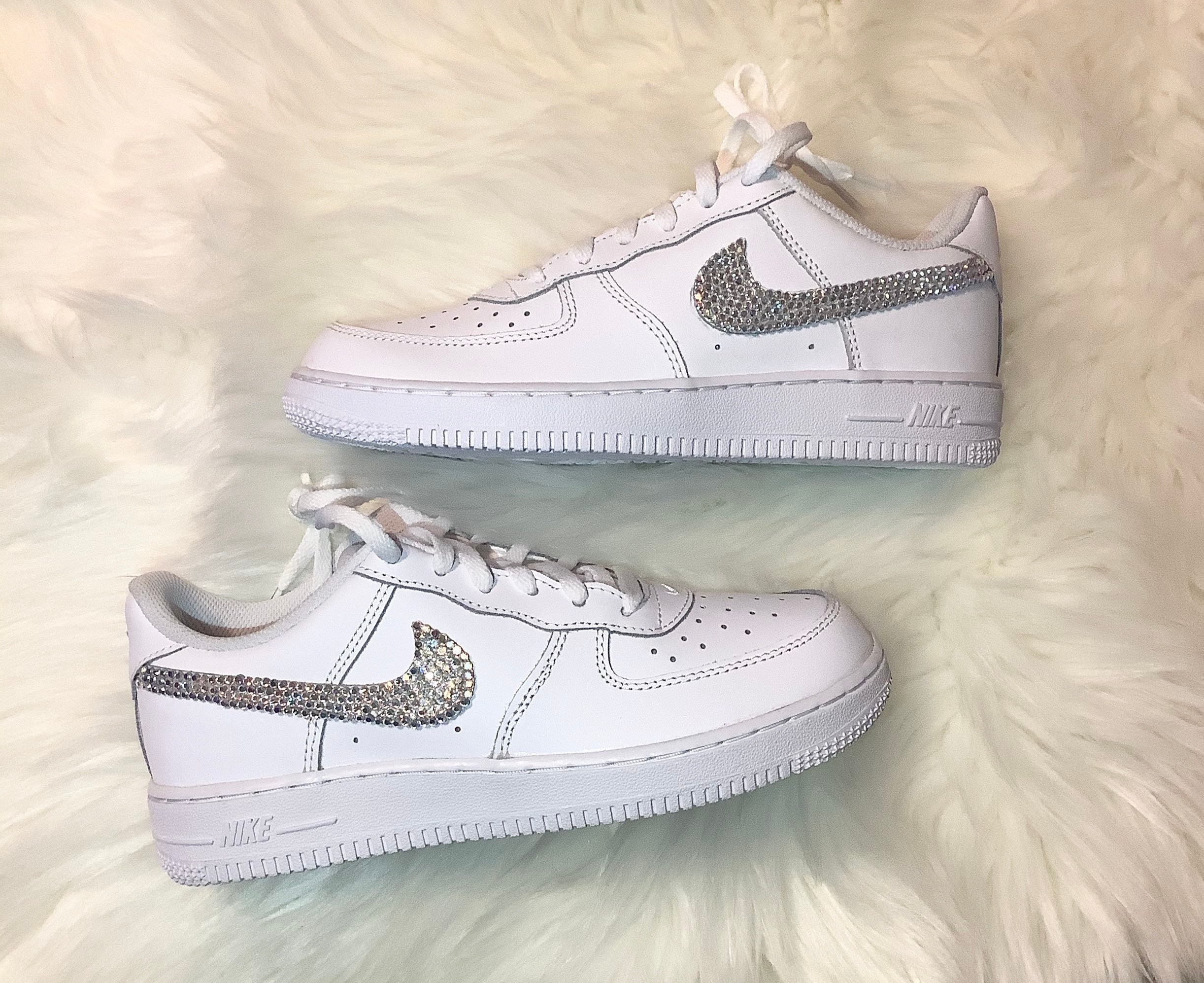 air force 1 sparkle swoosh