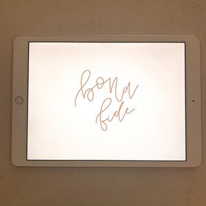 Bona Fide Procreate Brush