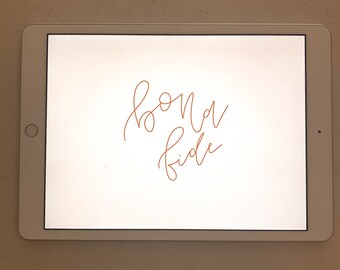 Bona Fide Procreate Brush