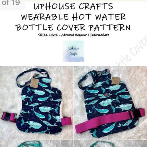 PDF Sewing Pattern Wearable Hot Water Bottle Cover PDF - Etsy UK