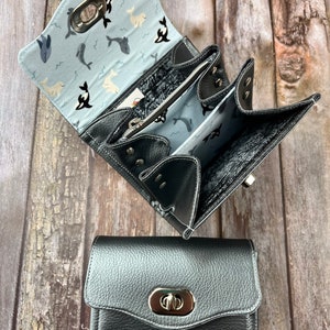 Orca Kunstleder Clutch Geldbörse | Portemonnaie aus Vegan Leder
