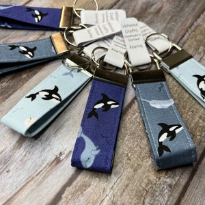 Orca Keyring, Orca Key Chain, Killer Whale, Orca Gift, Whale Keyring, Whale Gifts