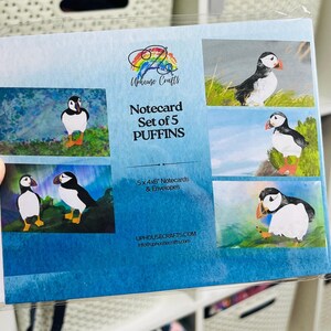 Greetings Card | Puffin - Set of 5 Notecards