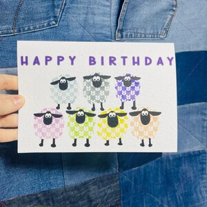 Greetings Card | Cute Sheep - Personalised Birthday Card, Anniversary Card, Valentines Card