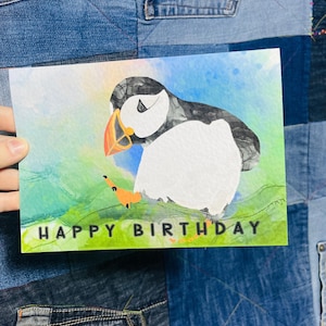 Greetings Card | Puffin Around - Personalised Birthday Card, Anniversary Card, Valentines Card