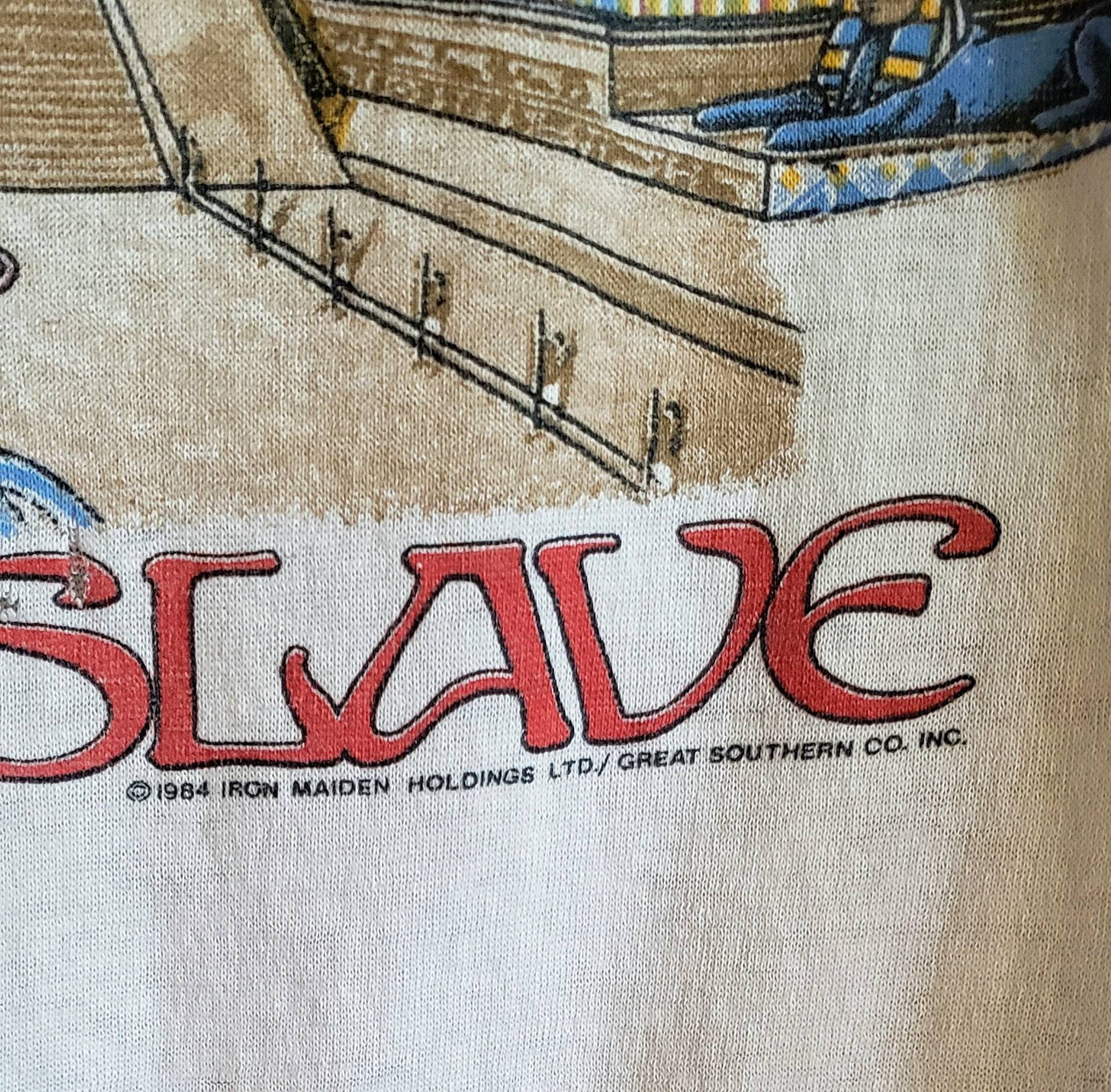 Vintage Iron Maiden Shirt / 84-85 Powerslave Tour / 80s Iron - Etsy