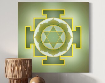 Ketu Yantra | Meditative Geometric Art | Quality Canvas GicleePrint | Vaastu
