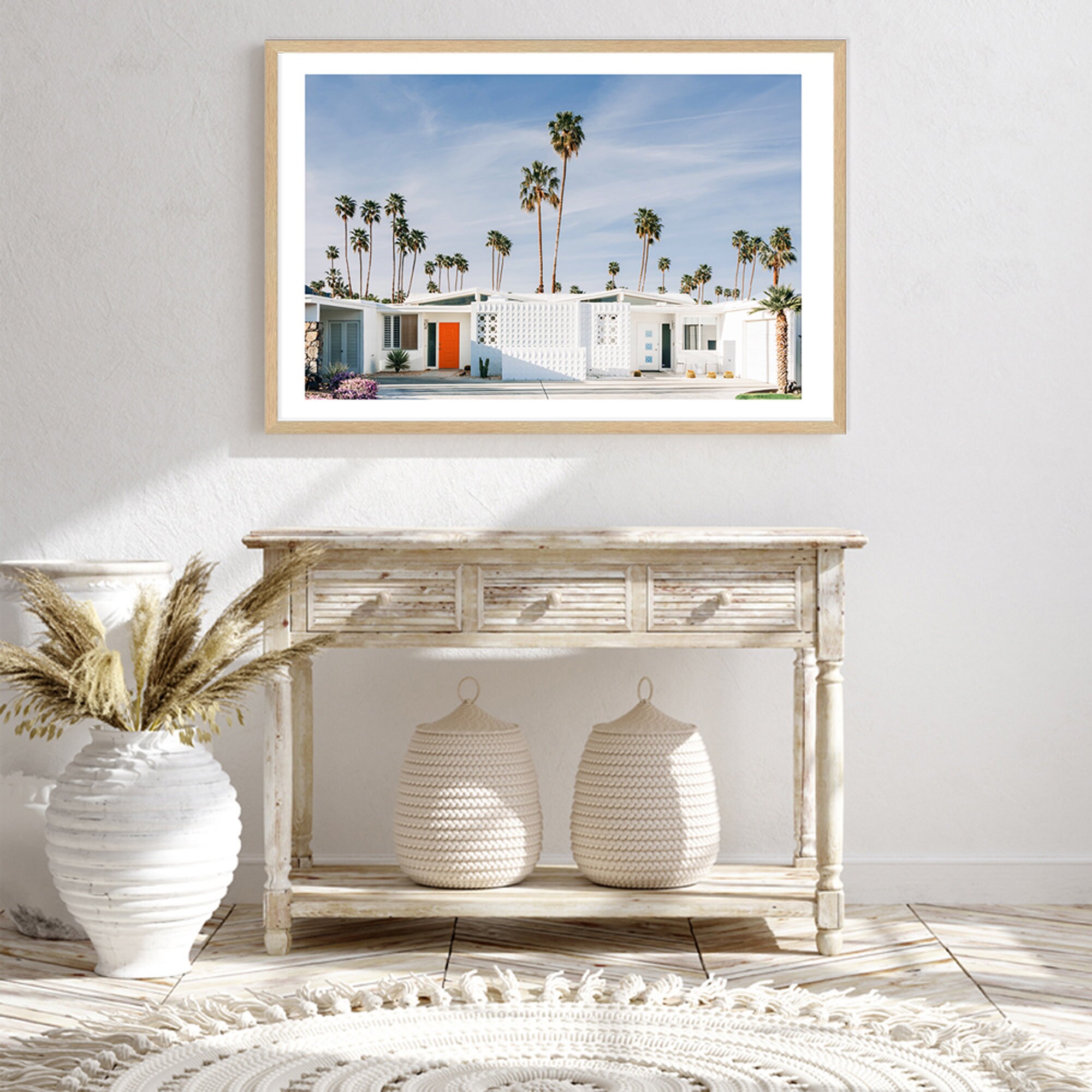 Palm Springs Art Print Midcentury Modern House Wall Art Print Etsy