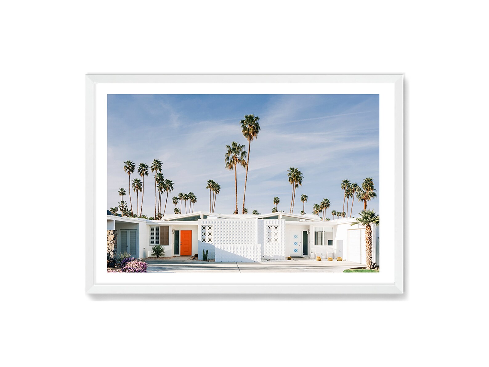 Palm Springs Art Print Midcentury Modern House Wall Art Print Etsy