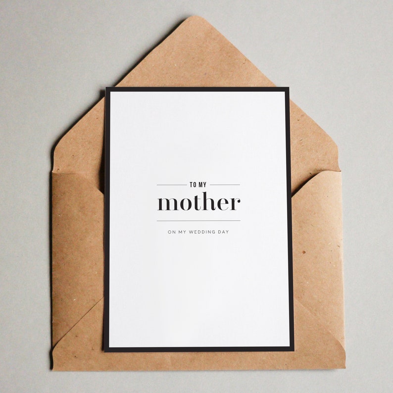 To My Mother Card