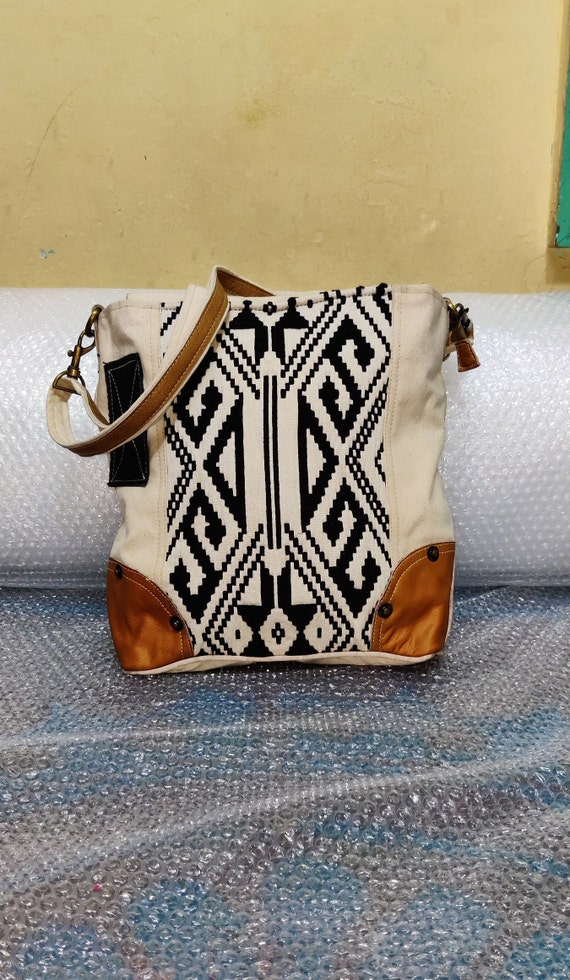 Designer Canvas Tote Bags Shoulder Bags Etsy UK
