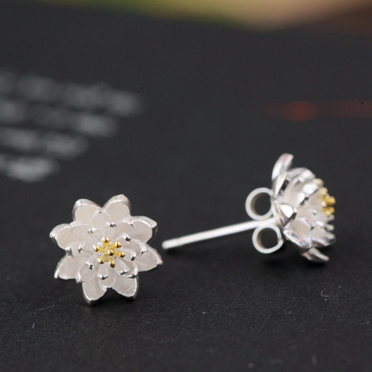 Dainty Earrings Small Stud Earrings Vintage Earrings Etsy