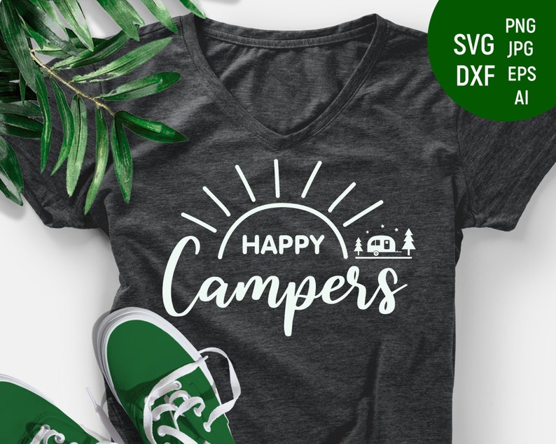 Download Happy campers svg Camp svg Camp matching shirt svg Camper ...