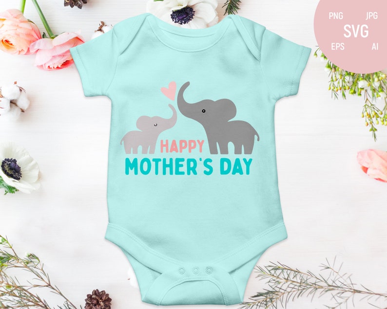 Download Happy mothers day svg Elephant mothers day SVG 1st mothers ...