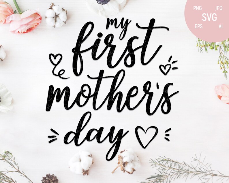 Download Mothers day onesie svg My first mothers day Moms best gift | Etsy