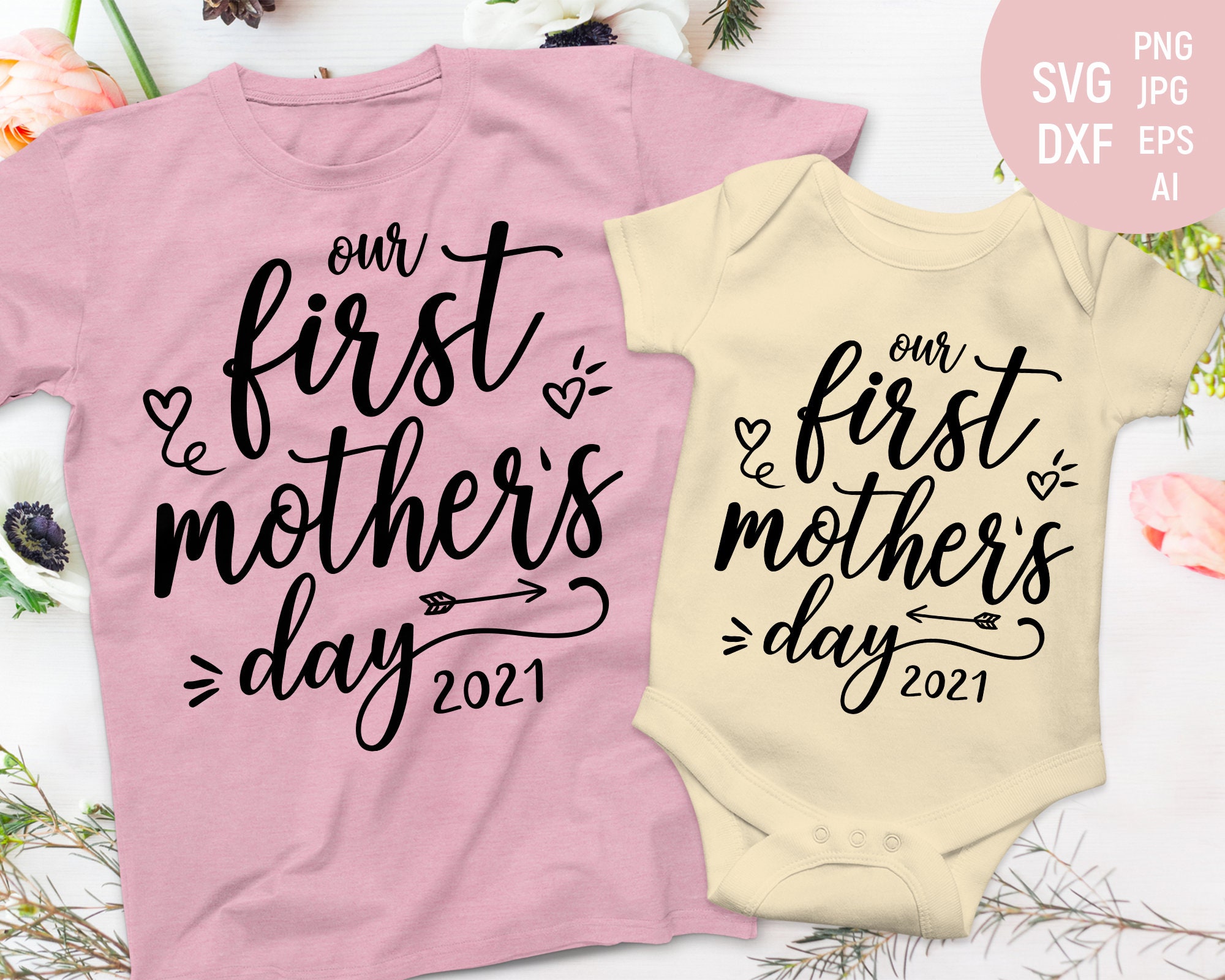 Our First Mother’s Day SVG 1st mothers day svg Mothers | Etsy