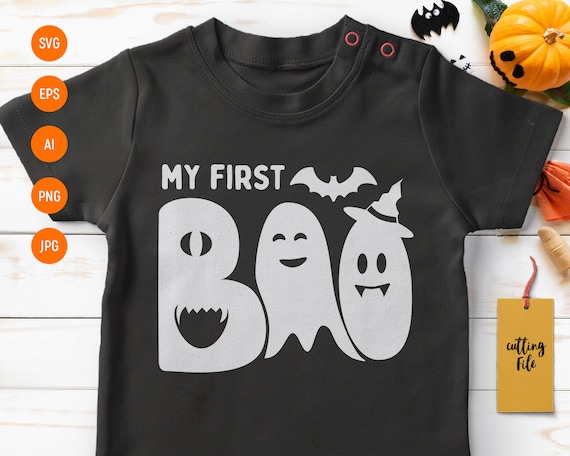 Download My First BOO SVG Halloween onesie svg My First Halloween ...