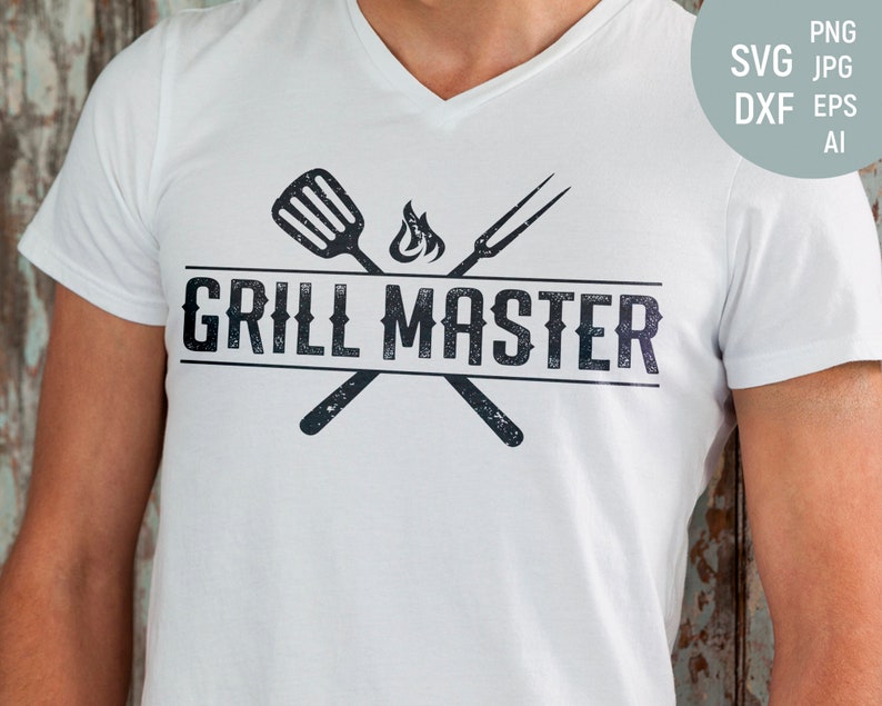 Grill Master svg Fathers day svg BBQ SVG dad svg barbeque | Etsy