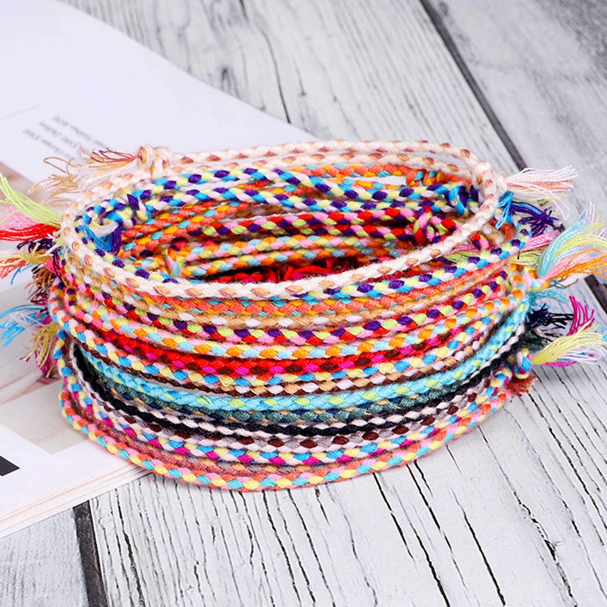 String Handmade Braided Unisex Rope Friendship Bracelets Woven