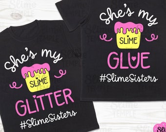 Slime SVG / She's my Glitter, She's my Glue SVG / Slime Birthday / Slime Gift / Slime Party / Slime Squad / Cutting file / Crafting file