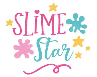 Slime Star (svg, eps, png, jpeg) - Digital Design File