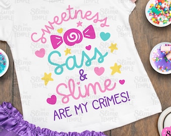 Slime Girl SVG: Sweetness, Sass & Slime Party Design (Digital Download)