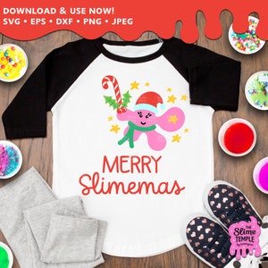 Merry Slimemas SVG / Slime SVG / Slime gift / Christmas Slime / Christmas funny svg / Christmas party /Slime party