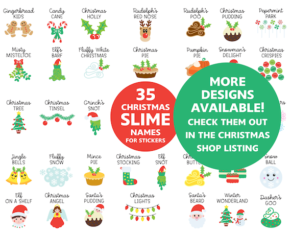 Chrismas slime sale