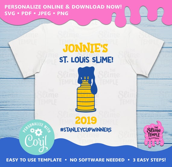 Download Free Personalized St Louis Blues Svg St Louis Blues Svg Slime Etsy SVG Cut Files