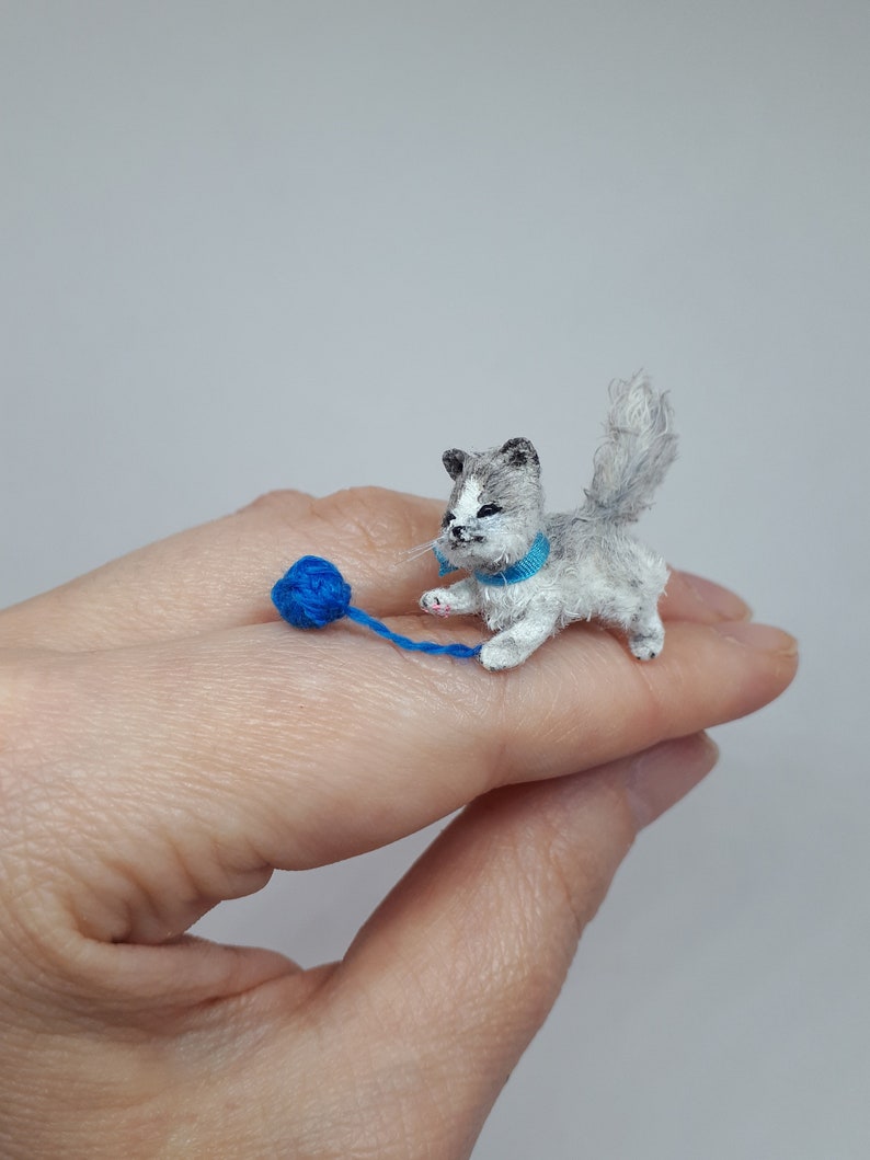 Miniature realistic cat. Amigurumi cat. Crochet toy. Toy for | Etsy