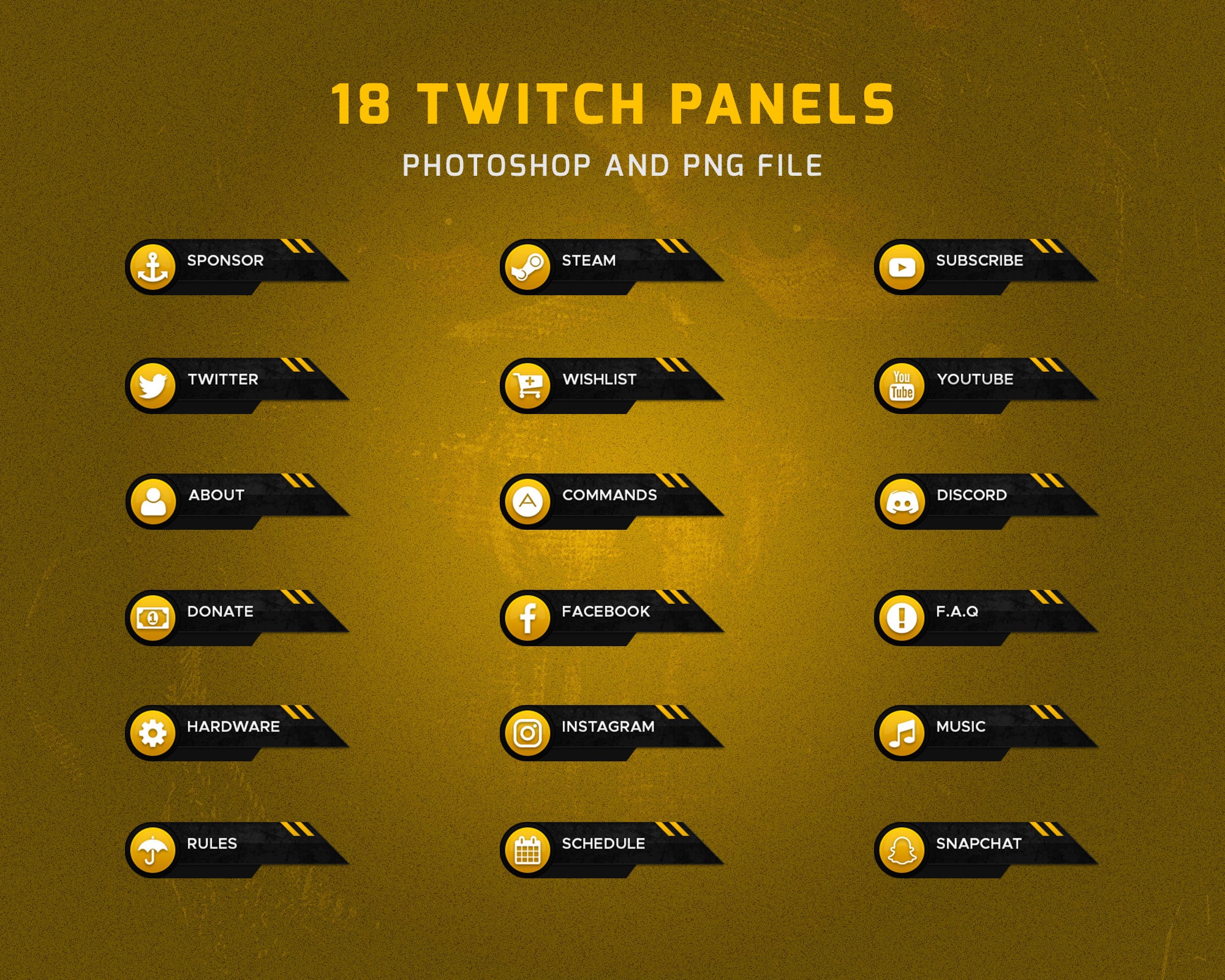 twitch panels twitch panels