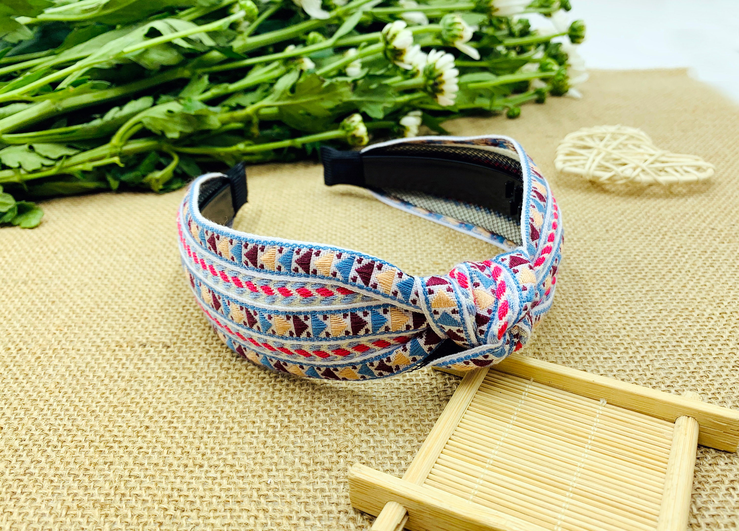 ribbon tie headband