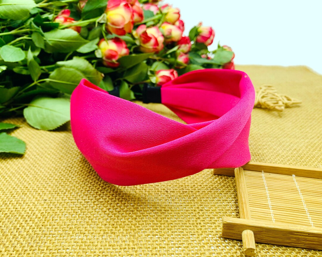 Midsommer Headband Pink Satin main image 1