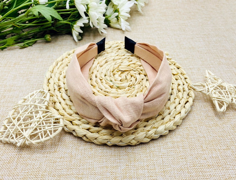 Pink - Fabart Knotted Hair Band 05 main image 1