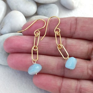 Pendientes colgantes de aguamarina, Pendientes de aguamarina, Pendientes colgantes de aguamarina, Pendientes colgantes de aguamarina, Joyas de aguamarina, Pendientes de marzo