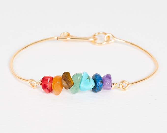 Seven chakra bracelet, healing crystal bracelet, Spiritual yoga meditation Bracelet, Natural gemstone bracelet, Protection bracelet