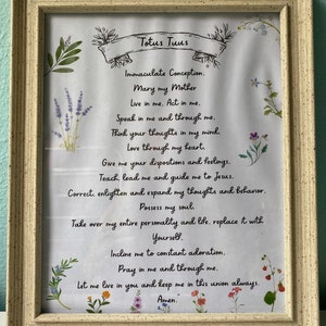Totus Tuus Print and Prayer Cards Digital Download
