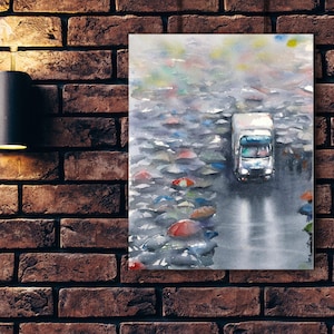 Hong Kong Watercolor Wall Art | Be Water Home Office Decor | Save 12 Hong Kong Protest |