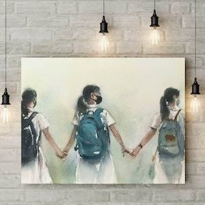 Hong Kong Be Water Wall Art | 2019 Hong Kong Protest | Free Hong Kong