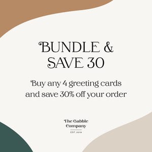 Bundle & Save: 30% off any 4 Greetings Cards (Desi, Indian, Pakistani, Punjabi, South Asian)
