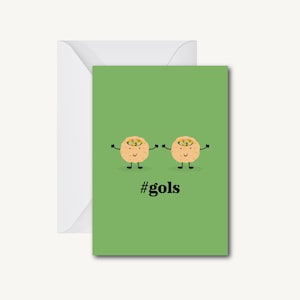 Gols - Greeting Card (Large) (Desi, Indian, Pakistani, Punjabi, South Asian)