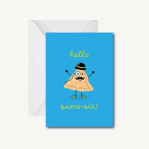 Samo-sir - Greeting Card (Large) for Kids, Birthday, Diwali, and more (Desi, Indian, Pakistani, Punjabi, South Asian)