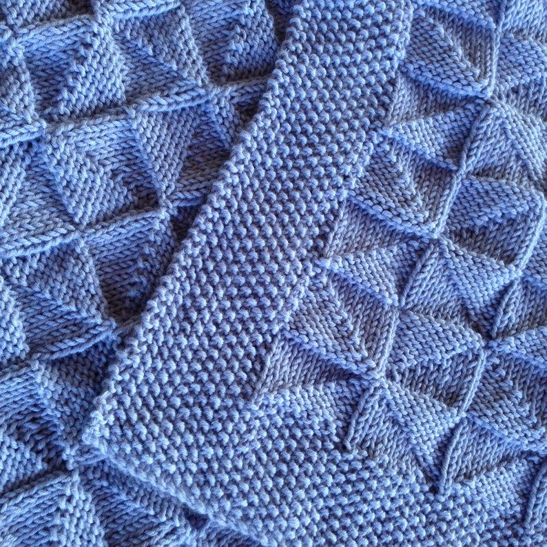 Baby Blanket Knitting Pattern PDF Knitting Pattern Etsy Australia