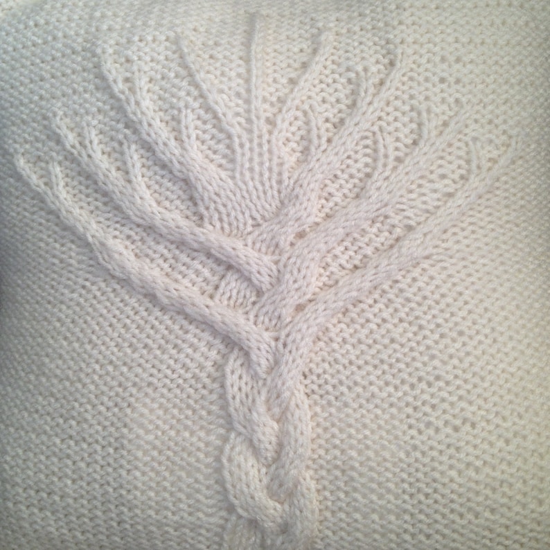Tree of Life Knit Pattern Tree of Life Pillow Cover Knitting Etsy Canada