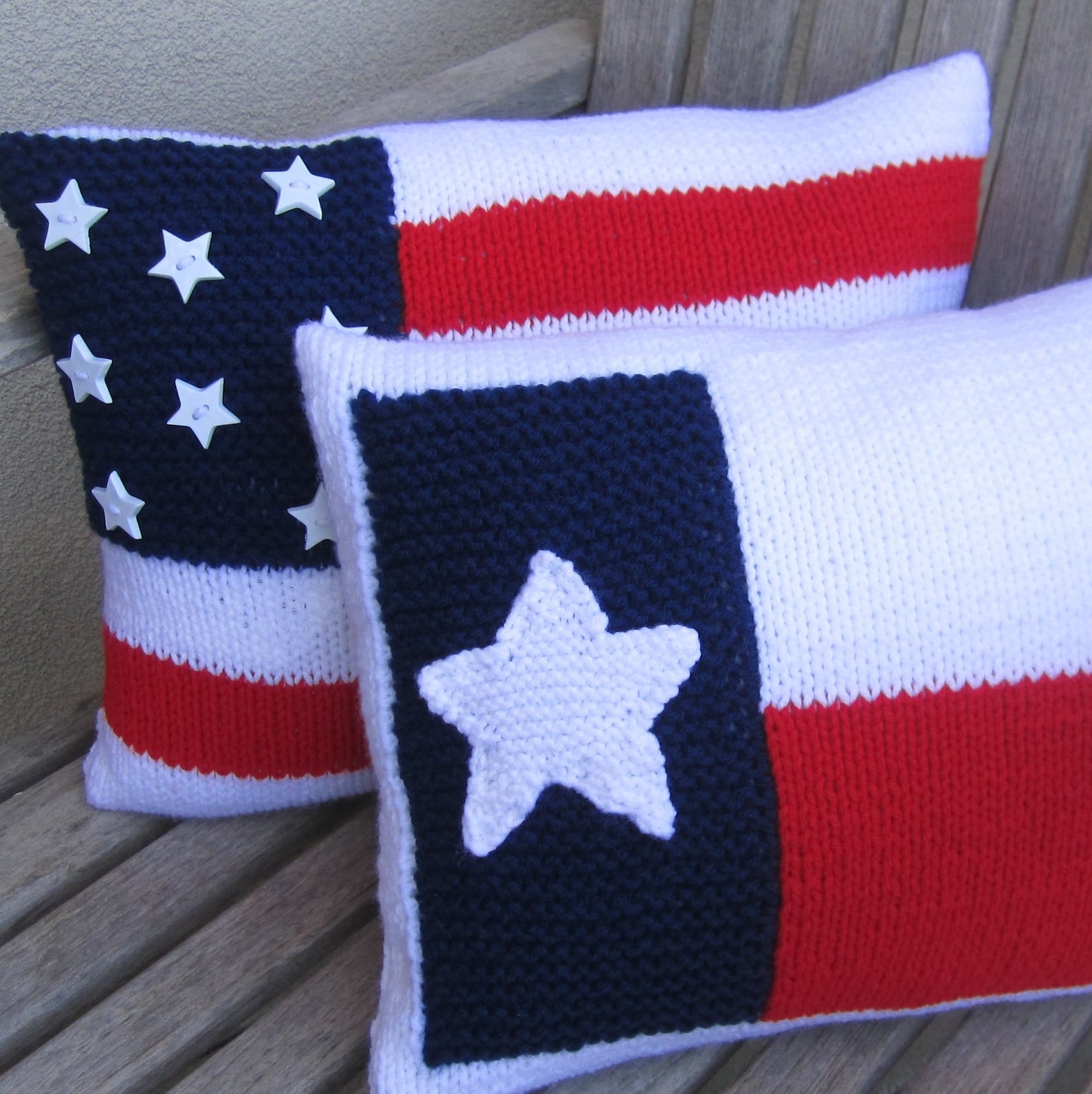 PDF KNITTING PATTERN American Flag Knitting Pattern Etsy