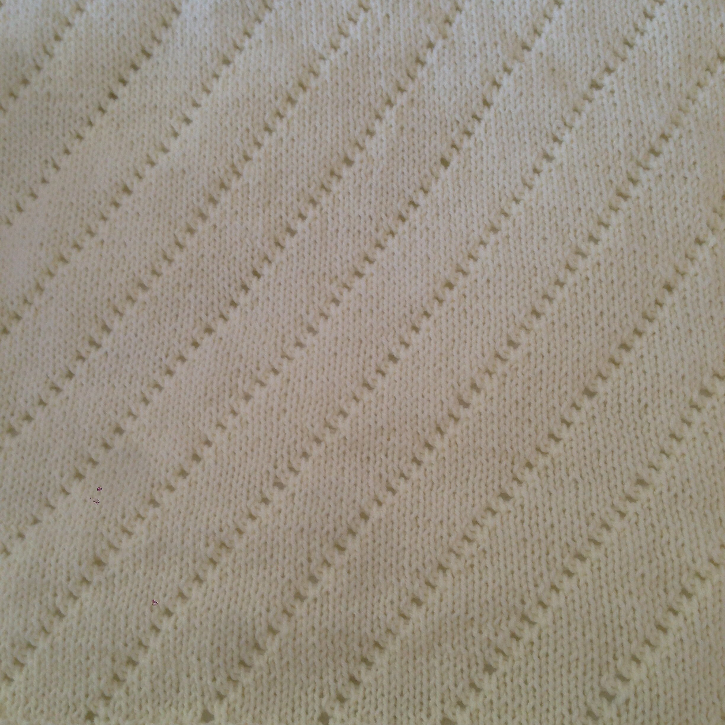 Easy Eyelet Baby Blanket Knitting Pattern (PDF) - Etsy