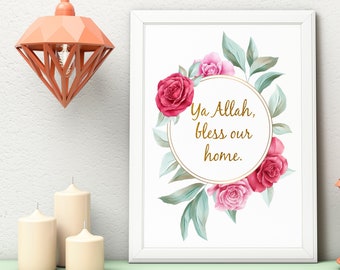 Ya Allah bless our home | Home Decor | Islamic Gifts | Islamic Decor | Islamic Wall Art