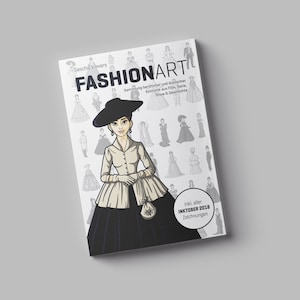 Ikonische Film- und TV-Outfits *** FASHIONART *** Artbook mit über 80 Illustrationen im Format A5